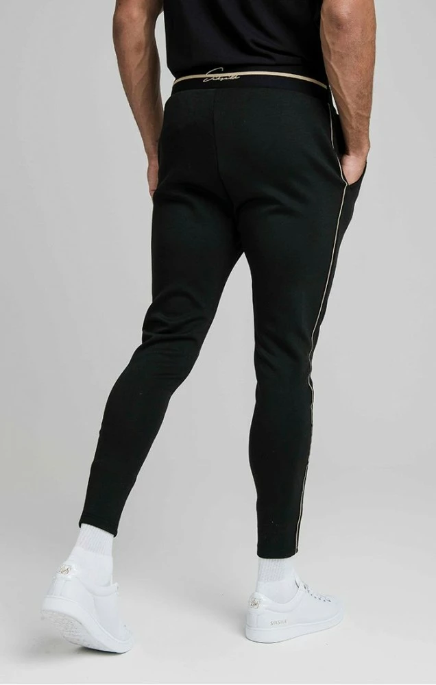 Sik Silk Černé Pánské Tepláky 3 Sik Silk Černé Pánské Tepláky – Bild 3