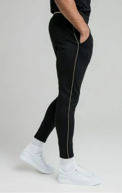Sik Silk Černé Pánské Tepláky 8 Sik Silk Černé Pánské Tepláky -MIKINY Prodejní prodejna sik silk exposed tape joggers 3