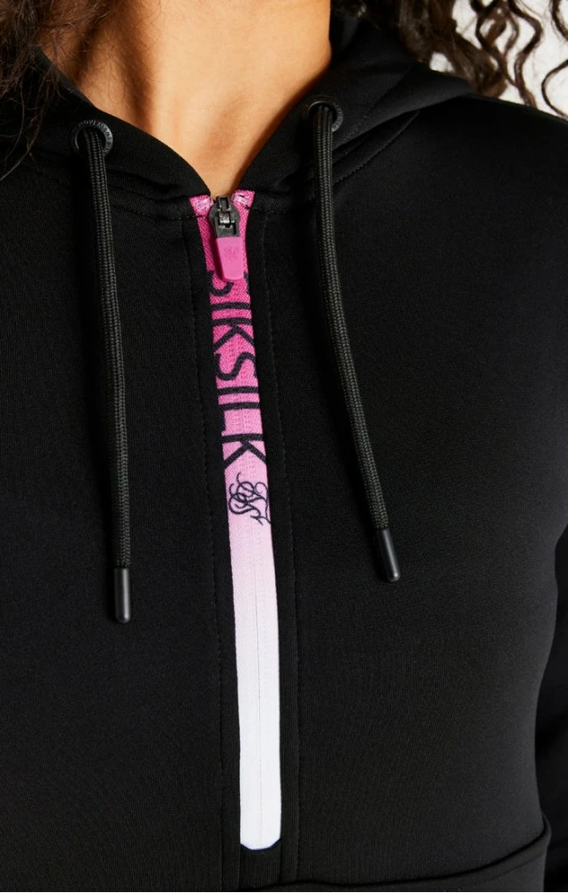 Sik Silk Černá Dámská Mikina 2 Sik Silk Černá Dámská Mikina – Bild 2