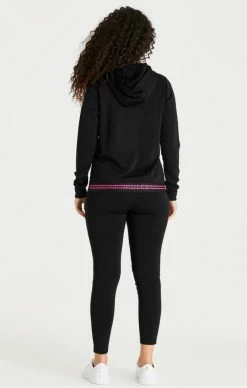 Sik Silk Černá Dámská Mikina 8 Sik Silk Černá Dámská Mikina -MIKINY Prodejní prodejna sik silk fade zip track top black 3