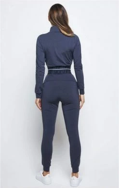 Sik Silk Modrá Dámská Mikina -MIKINY Prodejní prodejna sik silk gravity track top 1 4