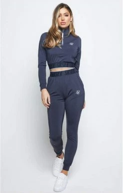 Sik Silk Modrá Dámská Mikina -MIKINY Prodejní prodejna sik silk gravity track top 1 5