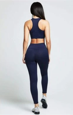 Sik Silk TmavěModrá Podprsenka -MIKINY Prodejní prodejna sik silk gym bralette navy 5