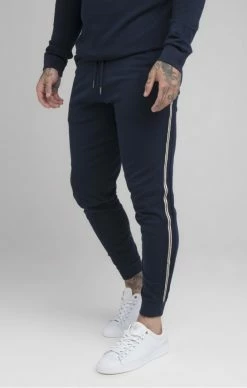 Sik Silk Pánské TmavěModré Tepláky