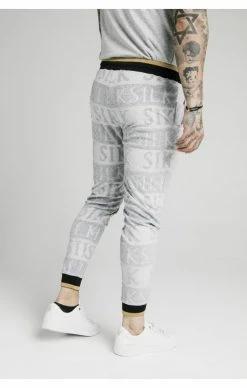 Sik Silk Šedé Pánské Tepláky -MIKINY Prodejní prodejna sik silk inverse fitted joggers 2