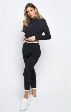 Sik Silk Černé Dámské Tepláky -MIKINY Prodejní prodejna sik silk inverse track pants 4