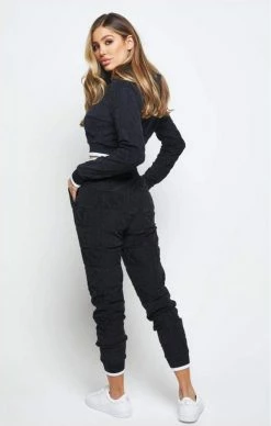 Sik Silk Černé Dámské Tepláky -MIKINY Prodejní prodejna sik silk inverse track pants 6