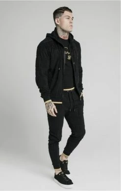 Sik Silk Inverse Zip Through Hoodie Black -MIKINY Prodejní prodejna sik silk inverse zip through hoodie black 2