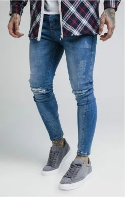 Sik Silk Knee Burst Twisted Skinny Denims 8 Sik Silk Knee Burst Twisted Skinny Denims -MIKINY Prodejní prodejna sik silk knee burst twisted skinny denims 2