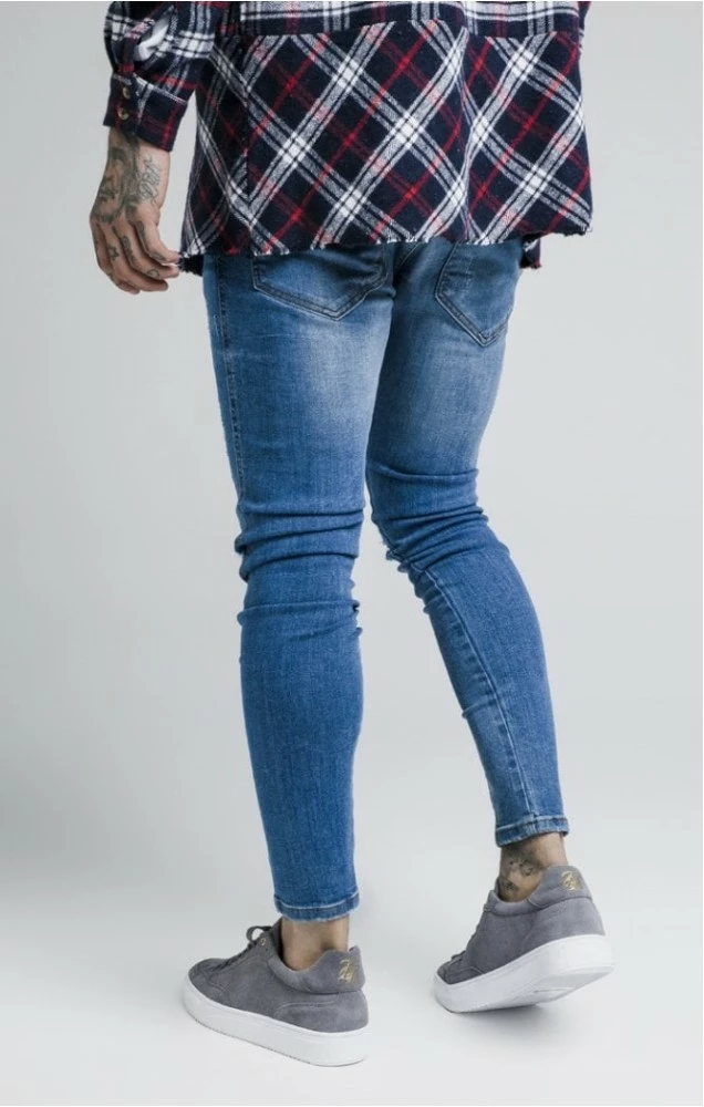 Sik Silk Knee Burst Twisted Skinny Denims 4 Sik Silk Knee Burst Twisted Skinny Denims – Bild 4