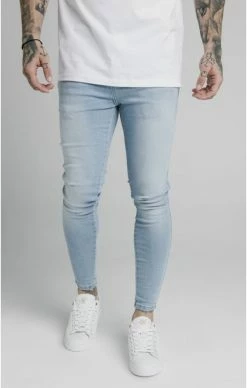 Sik Silk Pánské Světle Modré Skinny Jeany