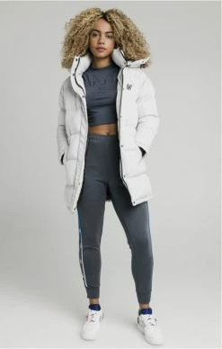 Sik Silk Dámská Zimní Bunda 7 Sik Silk Dámská Zimní Bunda -MIKINY Prodejní prodejna sik silk longline padded jacket 1 2