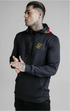 Sik Silk Majestic Quarter Zip Overhead Hoodie