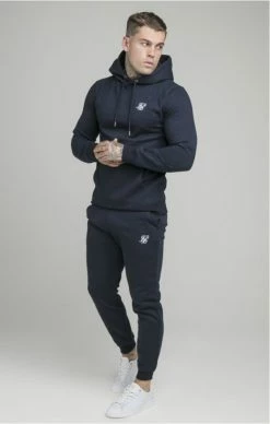 Sik Silk Tmavěmodrá Mikina Přes Hlavu 9 Sik Silk Tmavěmodrá Mikina Přes Hlavu -MIKINY Prodejní prodejna sik silk muscle fit overhead hoodie 3