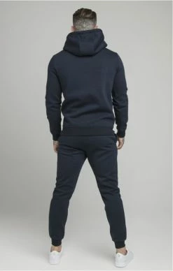 Sik Silk Tmavěmodrá Mikina Přes Hlavu 11 Sik Silk Tmavěmodrá Mikina Přes Hlavu -MIKINY Prodejní prodejna sik silk muscle fit overhead hoodie 5