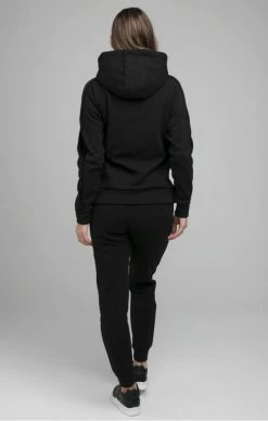 Sik Silk Černá Dámská Mikina 9 Sik Silk Černá Dámská Mikina -MIKINY Prodejní prodejna sik silk opulent overhead hoodie black 4