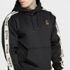 Sik Silk Pánská Černá Mikina Poly W Gothic Taping