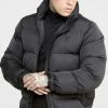 Sik Silk Pánská Černá Zimní Bunda Puffer