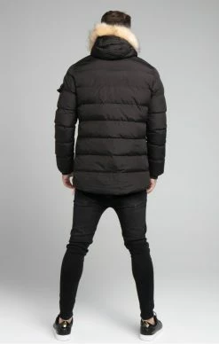 Sik Silk Pánská Černá Zimní Bunda Bomber Jacket 9 Sik Silk Pánská Černá Zimní Bunda Bomber Jacket -MIKINY Prodejní prodejna sik silk panska cerna zimni bunda expedition parka 4