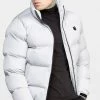 Sik Silk Pánská Šedá Zimní Bunda Puffer