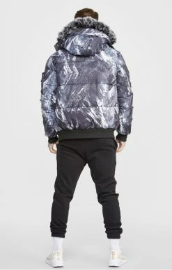 Sik Silk Pánská Zimní Bunda Alpine Camo Bomber Jacket -MIKINY Prodejní prodejna sik silk panska zimni bunda alpine camo bomber jacket 4