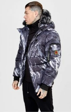 Sik Silk Pánská Zimní Bunda Alpine Camo Bomber Jacket -MIKINY Prodejní prodejna sik silk panska zimni bunda alpine camo bomber jacket 6