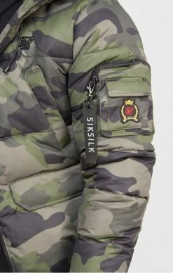 MIKINY Prodejní prodejna -MIKINY Prodejní prodejna sik silk panska zimni bunda camo bomber jacket 1
