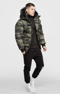 Sik Silk Pánská Zimní Bunda Camo Bomber Jacket 8 Sik Silk Pánská Zimní Bunda Camo Bomber Jacket -MIKINY Prodejní prodejna sik silk panska zimni bunda camo bomber jacket 3