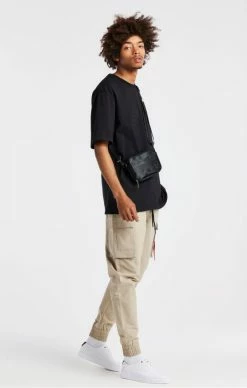 Sik Silk Pánské Černé Kapsáče 11 Sik Silk Pánské Černé Kapsáče -MIKINY Prodejní prodejna sik silk panske bezove kapsace flight cargo 4