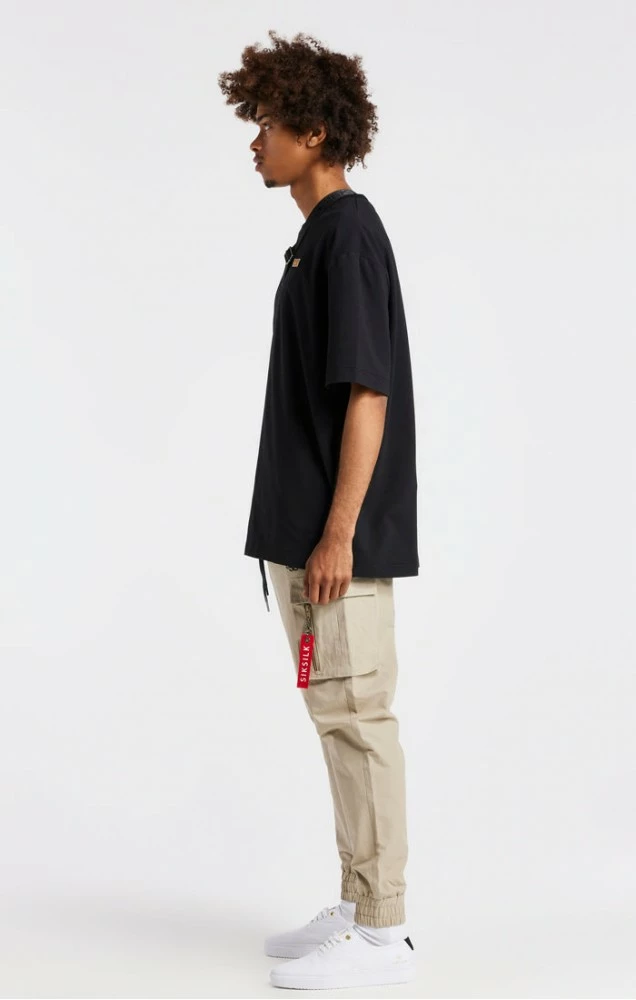 Sik Silk Pánské Černé Kapsáče 6 Sik Silk Pánské Černé Kapsáče – Bild 6