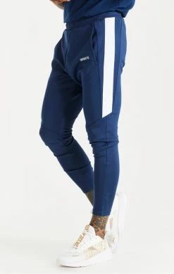 Sik Silk Pánské Modré Tepláky Sports Tape Trackpant