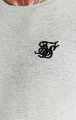 Sik Silk Černé Triko Core -MIKINY Prodejní prodejna sik silk panske sede tricko essential long sleeve muscle fit 2