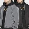Sik Silk Pánský Černo Šedý Oboustranný Bomber Reversible