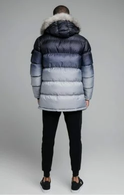 Sik Silk Pánská Zimní Bunda -MIKINY Prodejní prodejna sik silk puff anorak black grey 2