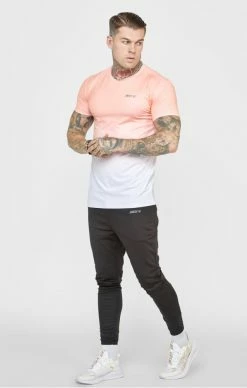 Sik Silk Pánské Tričko Coral Sports Fade Muscle Fit -MIKINY Prodejní prodejna sik silk red short sleeve muscle fit t shirt 2