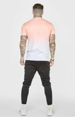 Sik Silk Pánské Tričko Coral Sports Fade Muscle Fit -MIKINY Prodejní prodejna sik silk red short sleeve muscle fit t shirt 4