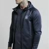 Sik Silk Reflective Sprint Racer Zip Through Hoodie