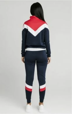 Sik Silk Dámská Mikina Retro Styl -MIKINY Prodejní prodejna sik silk retro sport track top navy red white 5