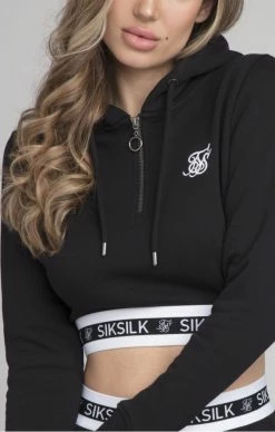 Sik Silk Revert Fleece Track Top Black -MIKINY Prodejní prodejna sik silk revert fleece track top black 3