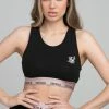 Sik Silk Roseate Bralette Black