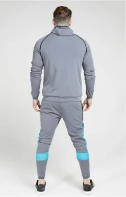 Sik Silk Scope Overhead Fade Panel Hoodie Slate -MIKINY Prodejní prodejna sik silk scope overhead fade panel hoodie slate 4