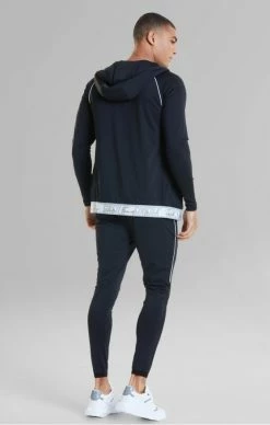 Sik Silk Pánská Černá Mikina Na Zip 7 Sik Silk Pánská Černá Mikina Na Zip -MIKINY Prodejní prodejna sik silk scope signature tape zip through hoodie 2