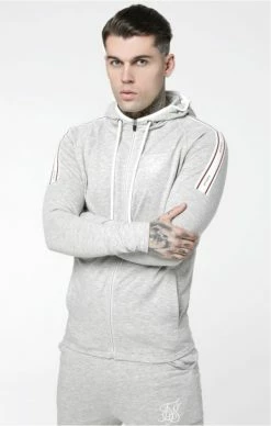 Sik Silk Sports Elasticated Zip Through Hoodie