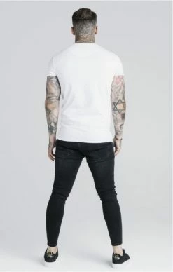 Sik Silk Bílé Triko Core -MIKINY Prodejní prodejna sik silk straight hem gym tee 10