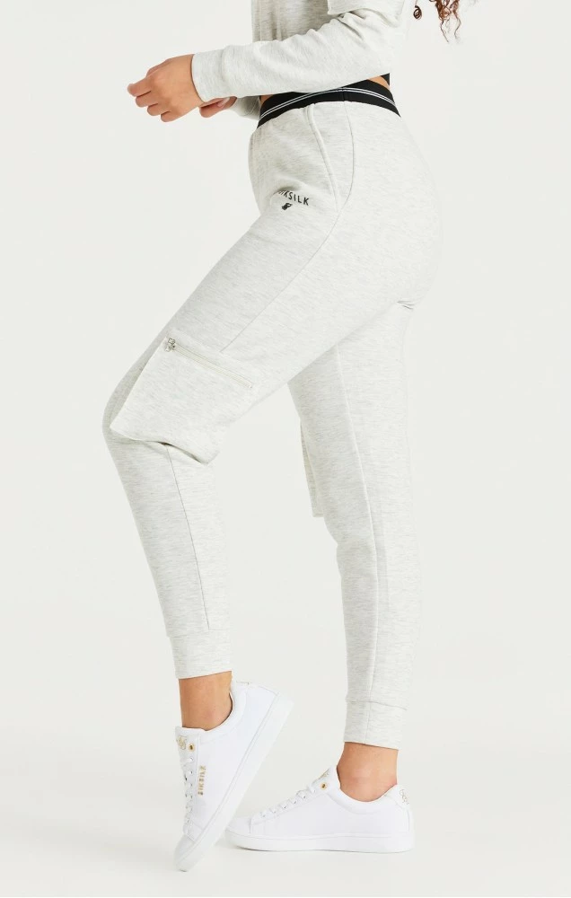Sik Silk Dámské Šedé Tepláky 2 Sik Silk Dámské Šedé Tepláky – Bild 2