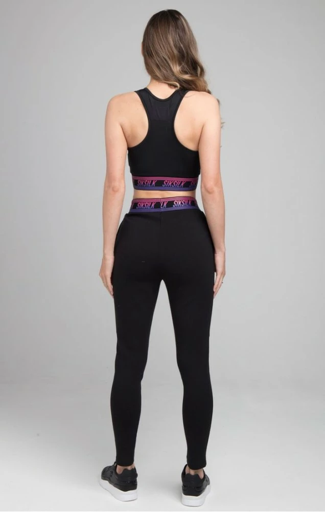 Sik Silk Černé Dámské Tepláky 4 Sik Silk Černé Dámské Tepláky – Bild 4