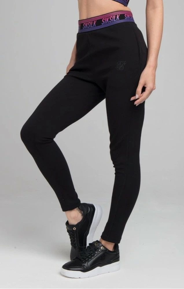 Sik Silk Černé Dámské Tepláky 1 Sik Silk Černé Dámské Tepláky