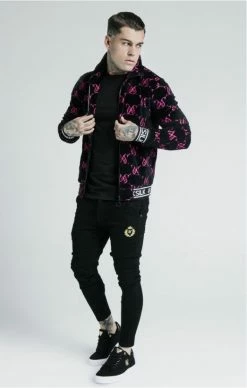 Sik Silk X Dani Alves Devore Velvet Bomber Jacket -MIKINY Prodejní prodejna sik silk x dani alves devore velvet bomber jacket 4