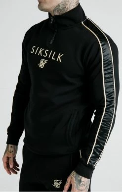 Sik Silk X Dani Alves Quarter Zip Rope Track Top -MIKINY Prodejní prodejna sik silk x dani alves quarter zip rope track top 3