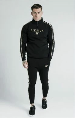 Sik Silk X Dani Alves Quarter Zip Rope Track Top -MIKINY Prodejní prodejna sik silk x dani alves quarter zip rope track top 5